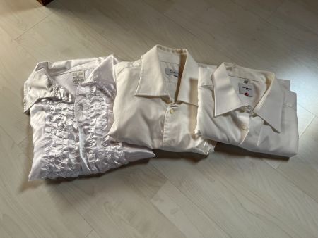 Hemden weiss für Fasnacht