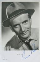 Willi Rose (1902-1978) Schauspieler - Autogramm