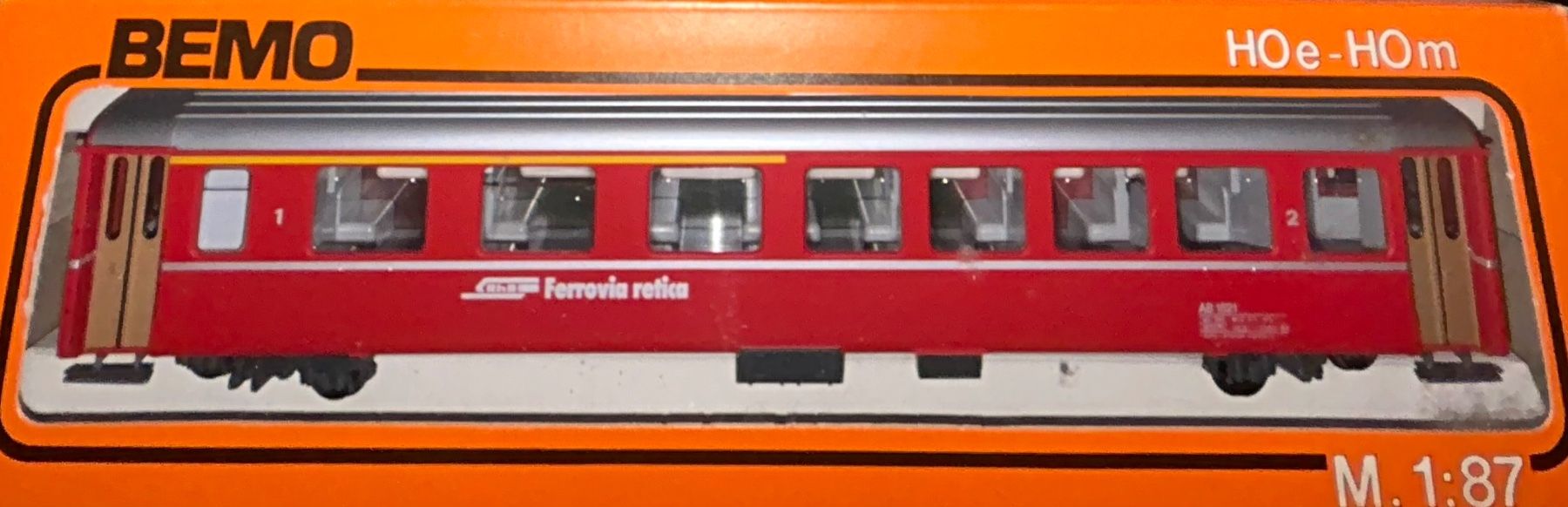Bemo Modellini di ferrovie: H0m Bemo 3251/1 RhB AB 1521 – Nuovo (secondo la descrizione) da Belp venduto da AEMA-Modellbau