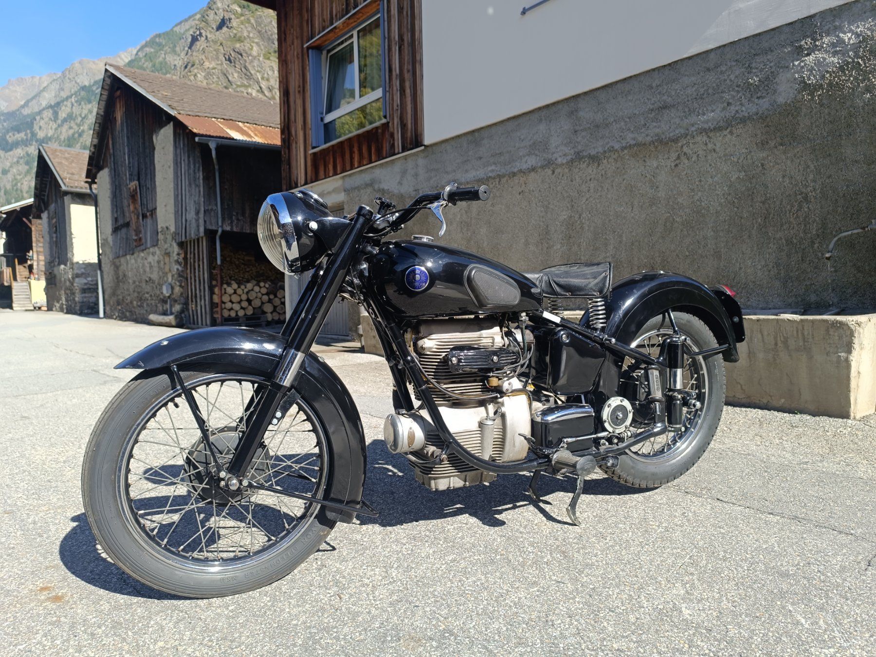 Strada: Kultmotorrad Sunbeam S8, 1949, Oldtimer, Veteran – Usato da Gampel venduto da HiGlis-Puch-Garage 2