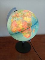 mappemonde lampe globe