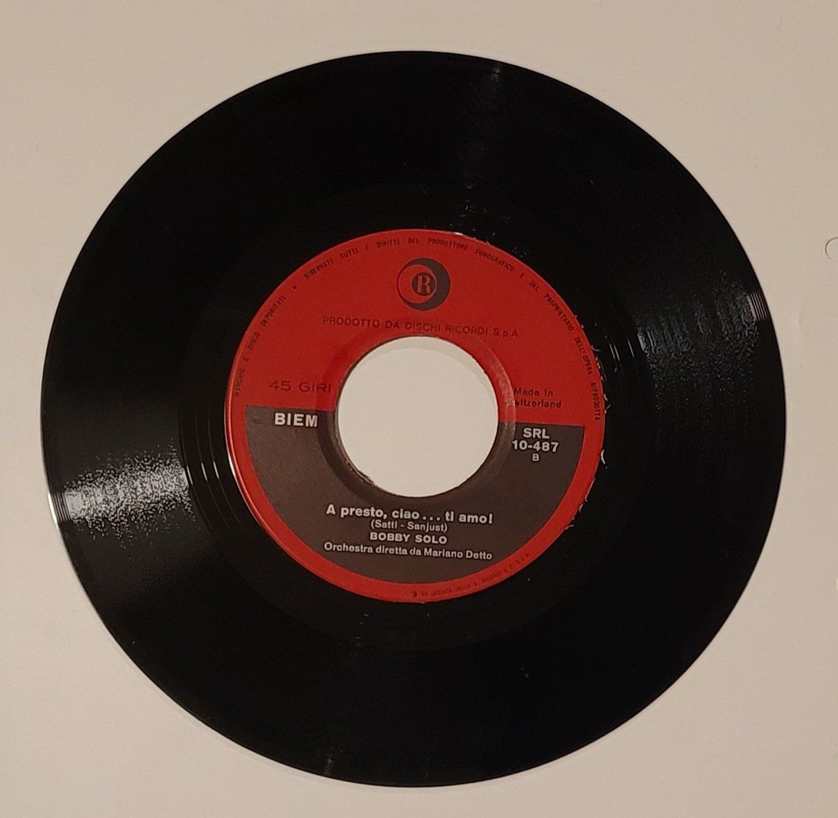 Dischi in vinile: Bobby Solo – Siesta  -  von 1968 – Usato da Zürich venduto da Avd 2