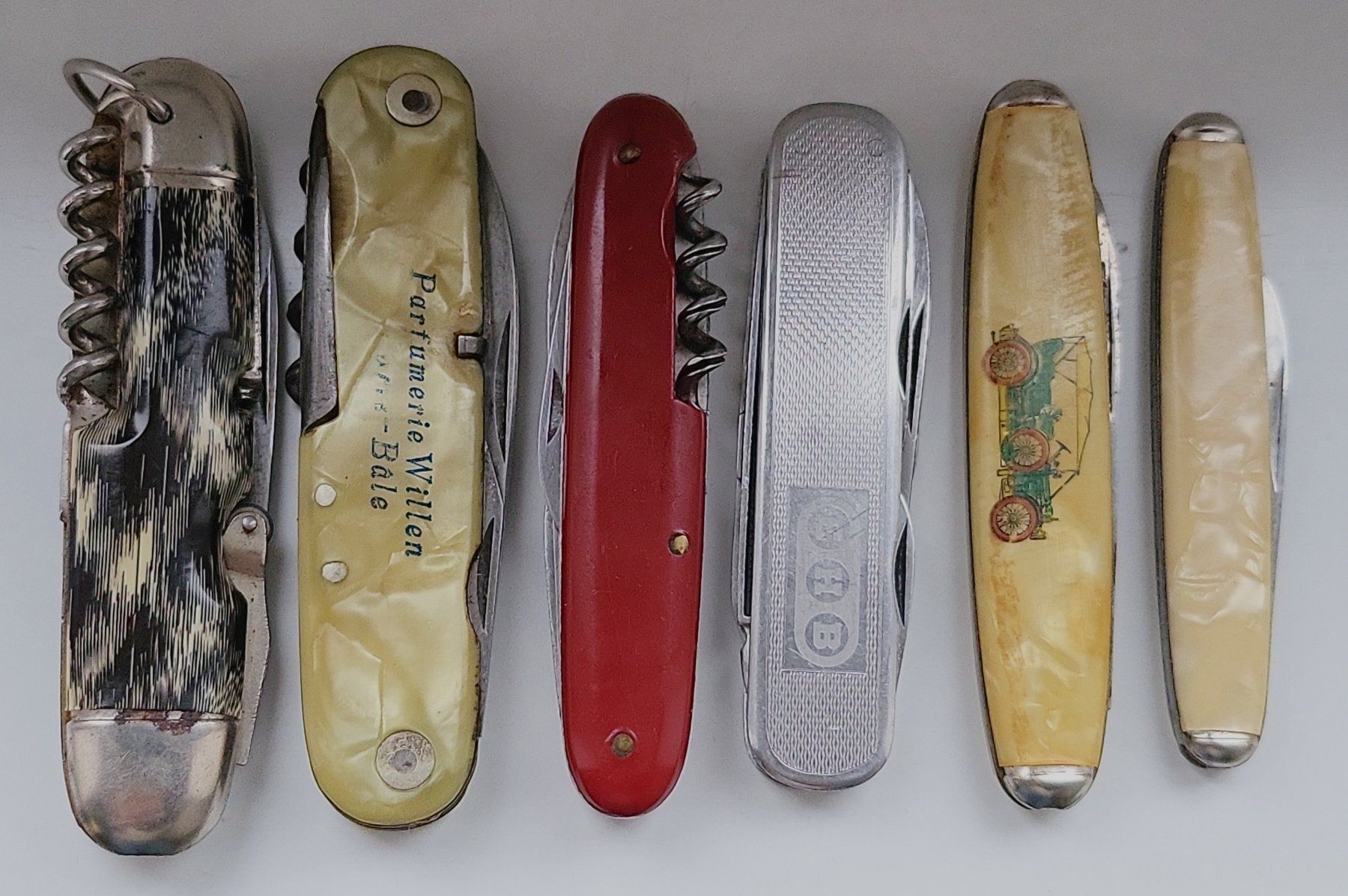 Solingen Taschenmesser: 6 Taschenmesser, Solingen, Germany – Gebraucht aus Muttenz von Mithrur