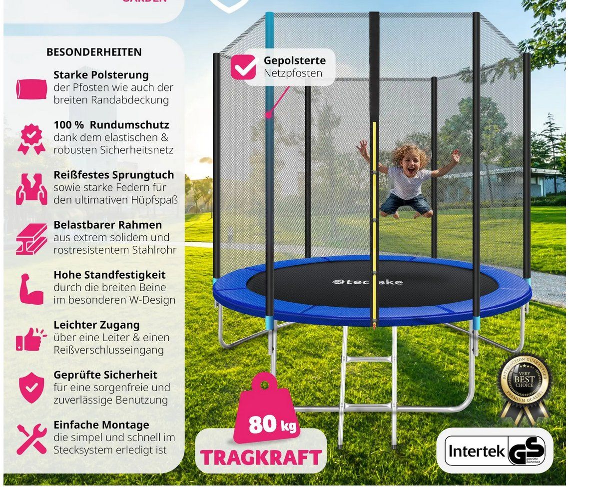 Trampolini: Trampolin mit Sicherheitsnetz 305cm – Nuovo (secondo la descrizione) da Steinhausen venduto da Retourenprofis 1