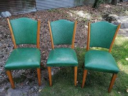 Chaises des années 60. Vintage.