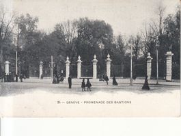 Genève Promenade des Bastions ca. 1910
