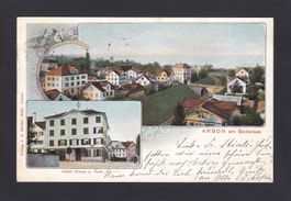ARBON - Hotel Krone und Post, 1902