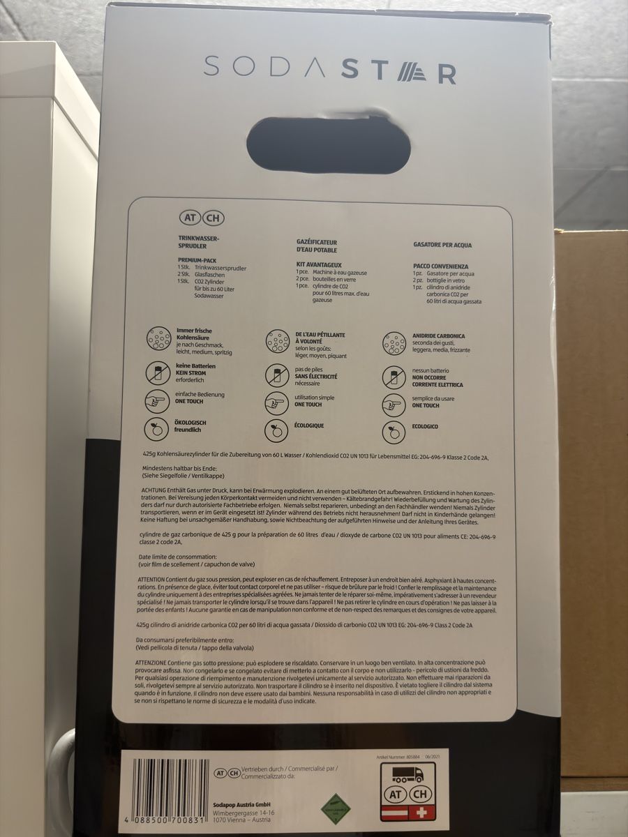 Elettrodomestici da cucina: SodaStar ALDI Wassersprudler Elegance neu – Usato da Arbon venduto da Flo85411 1