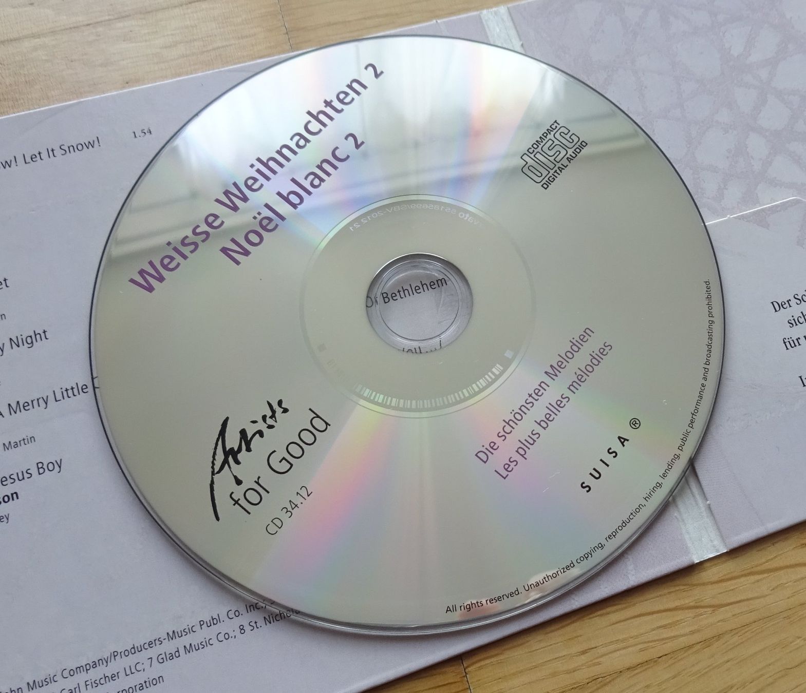 CD: Weisse Weihnachten 2 – Usato da St.Gallen venduto da Paddington11 5