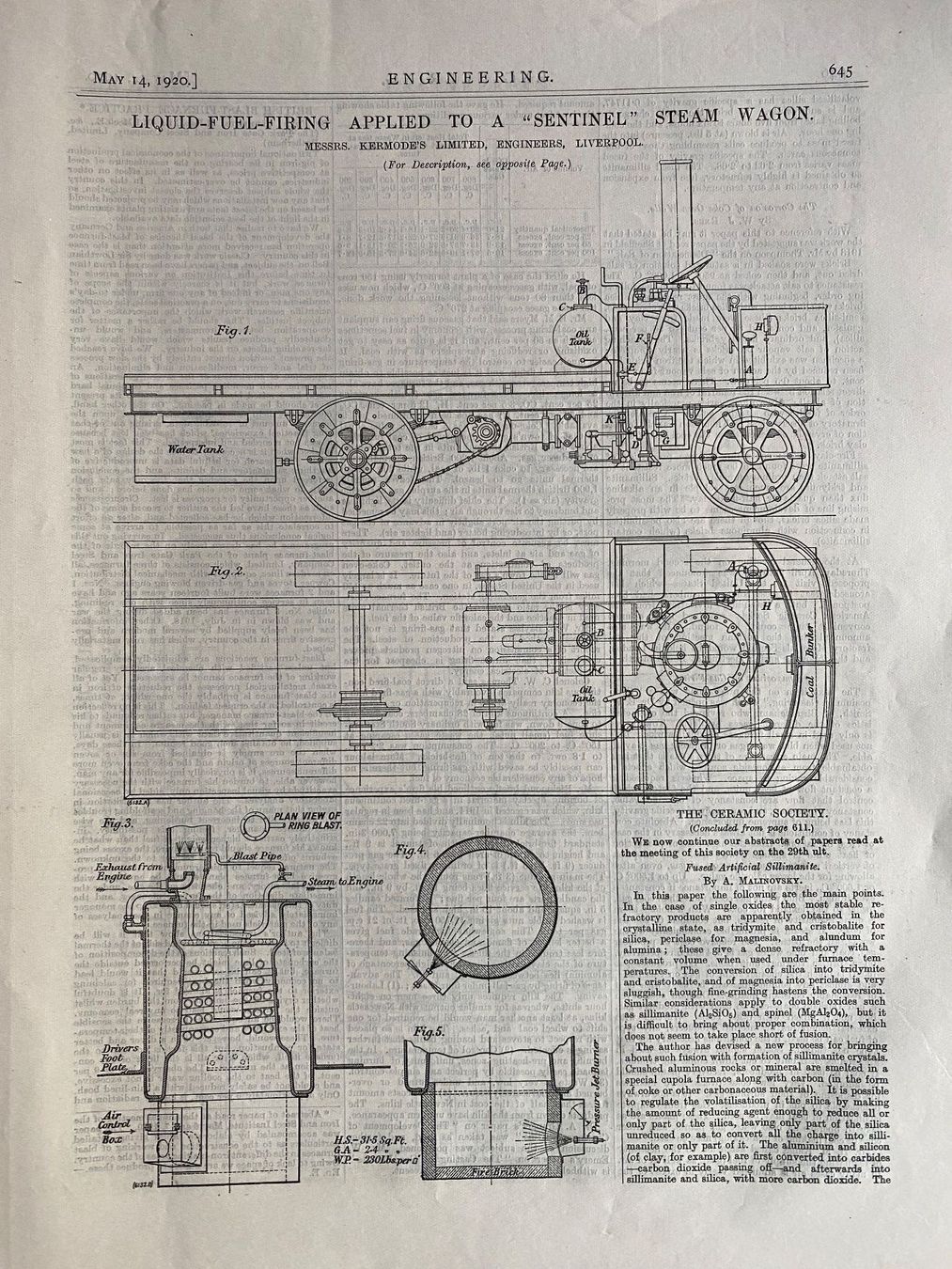Riviste & Magazine: Konvolut ENGINEERING, illustrated weekly Journal 1918-1921 – Usato da Wettingen venduto da Bonanza69 6