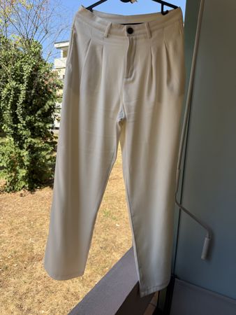 Sommer Hosen Damen Creme Grösse 38 