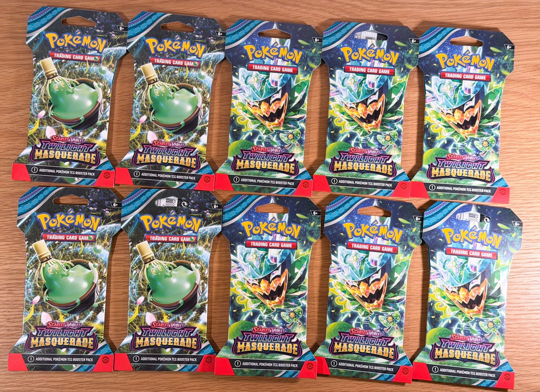 Pokémon Carte collezionabili: 10X Sleeved Booster Twilight Masquerade EN – Nuovo e nell'imballaggio originale da Montagny-Yverdon venduto da For1