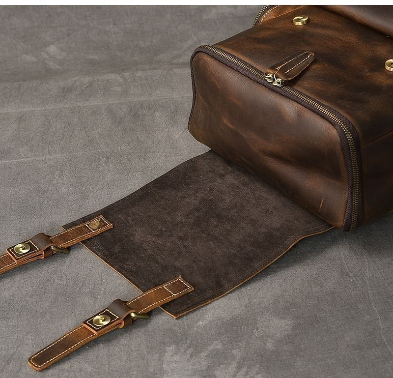 Zaini: ✅ NEU Oldschool echter Lederrucksack – Nuovo e nell'imballaggio originale da Wittenbach venduto da ChinaSeidenstrasse 4