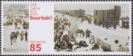 2021, Nr.1817 (Bourbaki-Armee) neue MARKE, postfrisch **.