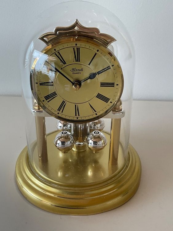 TISCH UHR VON HERMLE QUARTZ GLAS Kaufen auf Ricardo