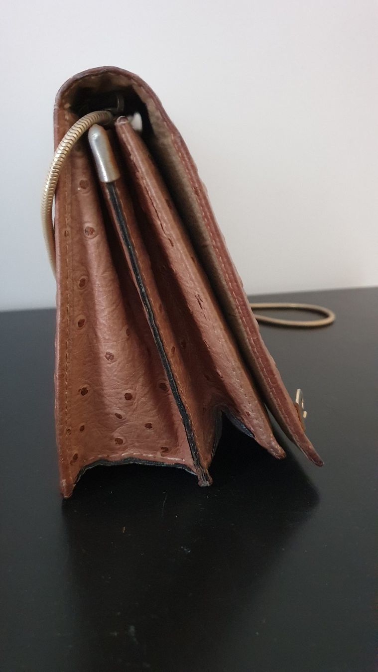 Borse da donna: Vintage Tasche aus Straussenleder – Usato da Glattfelden venduto da sessa123 2