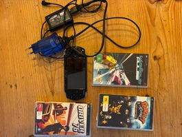Sony Playstation Portable PSP (2000, Slim & Lite) + 3 Spiele