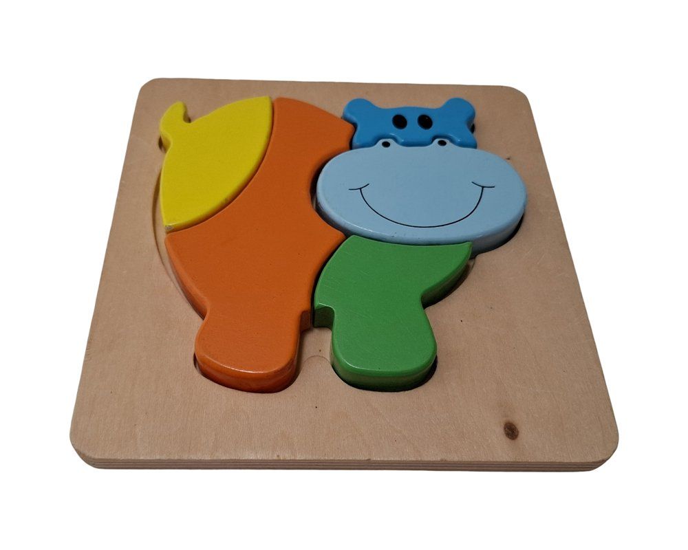 Puzzle: Holzsteckpuzzle Nilpferd – Usato da Wil SG venduto da Restwert_Wil