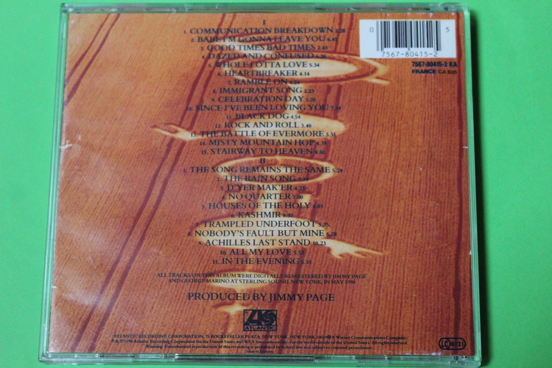 CD: LED ZEPPELIN - REMASTERS 2CDs – Usato da Tübach venduto da JamesStone 2