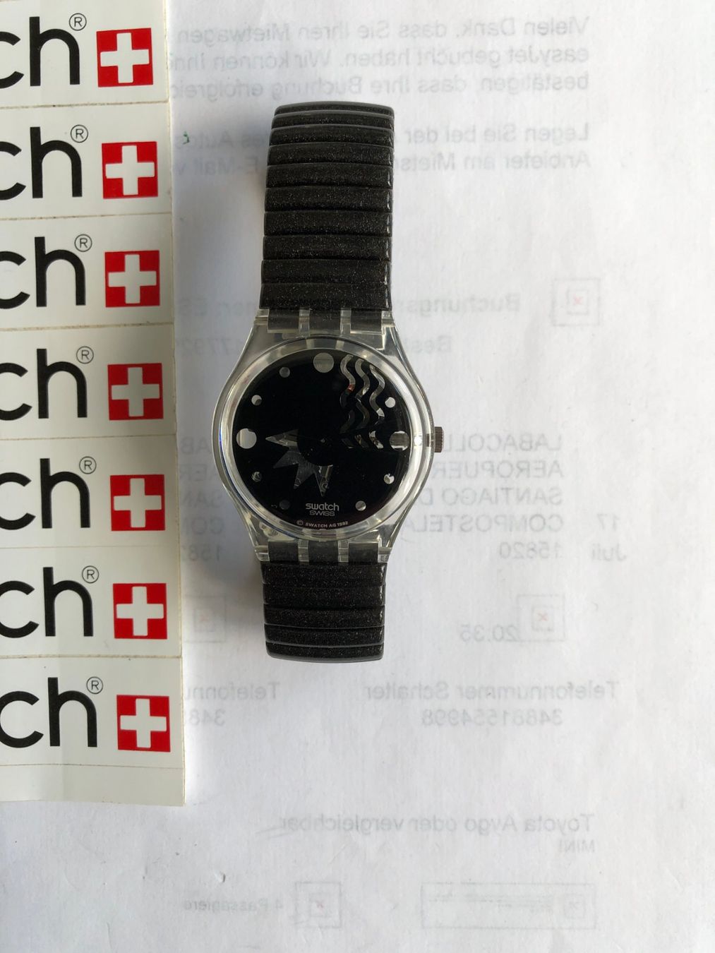 Swatch Orologi: Swatch Gent FLAKE von 1993 – Nuovo (secondo la descrizione) da Biel/Bienne venduto da winnertaco 1