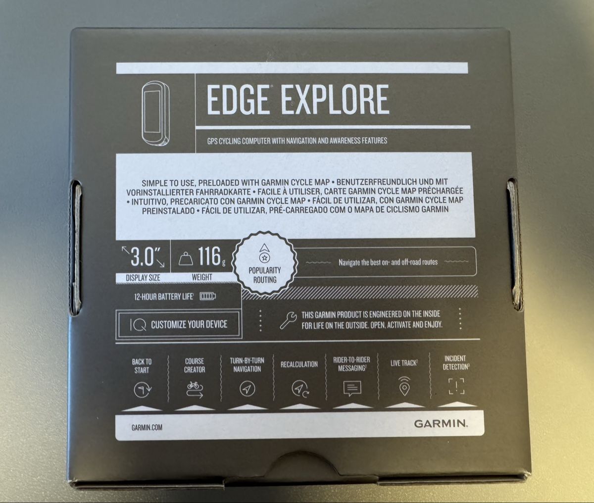 Garmin Computer & Strumenti di misurazione: Garmin Edge Explore GPS – Usato da Reinach BL venduto da yucatan_ 1