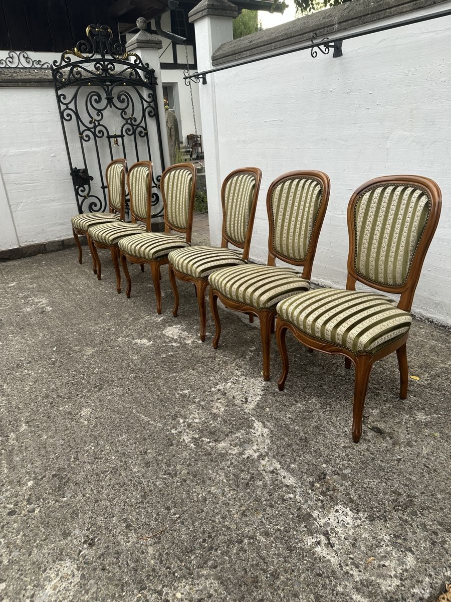 Chaises: 6 Holzstühle Polsterstühle  – D'occasion à Villmergen par Bezdupe 1