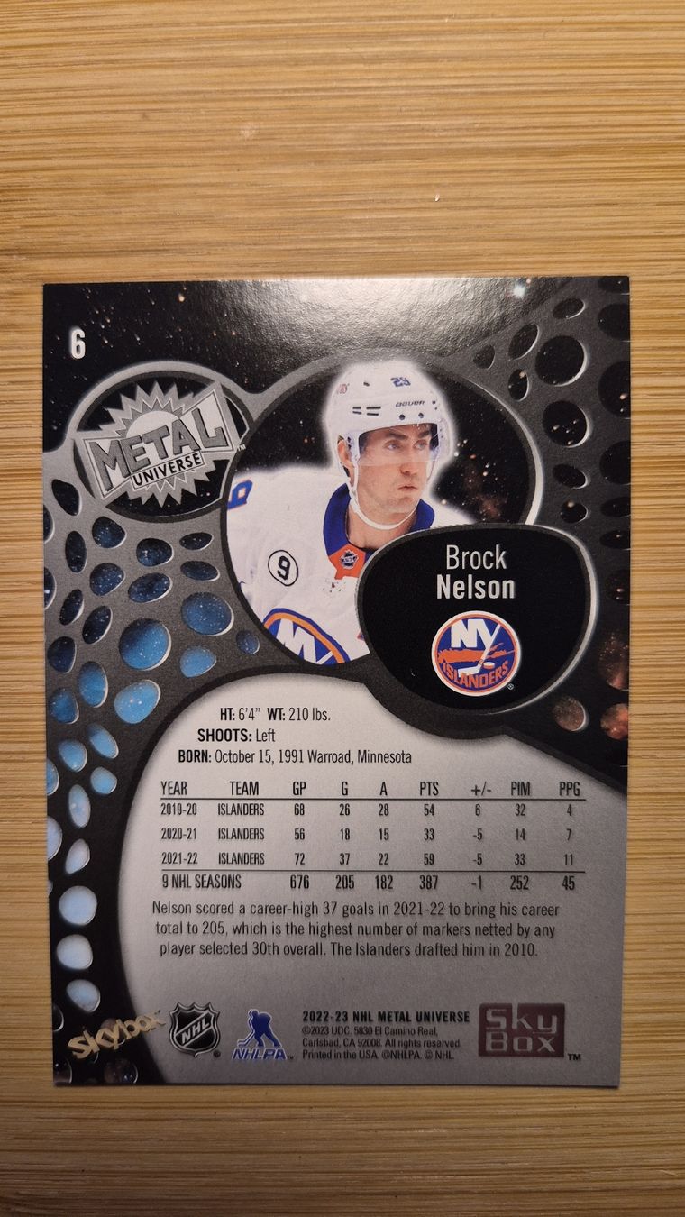 NHL Carte collezionabili: NHL N.Y. Islanders Brock Nelson – Usato da Bellach venduto da paedu-1980 1