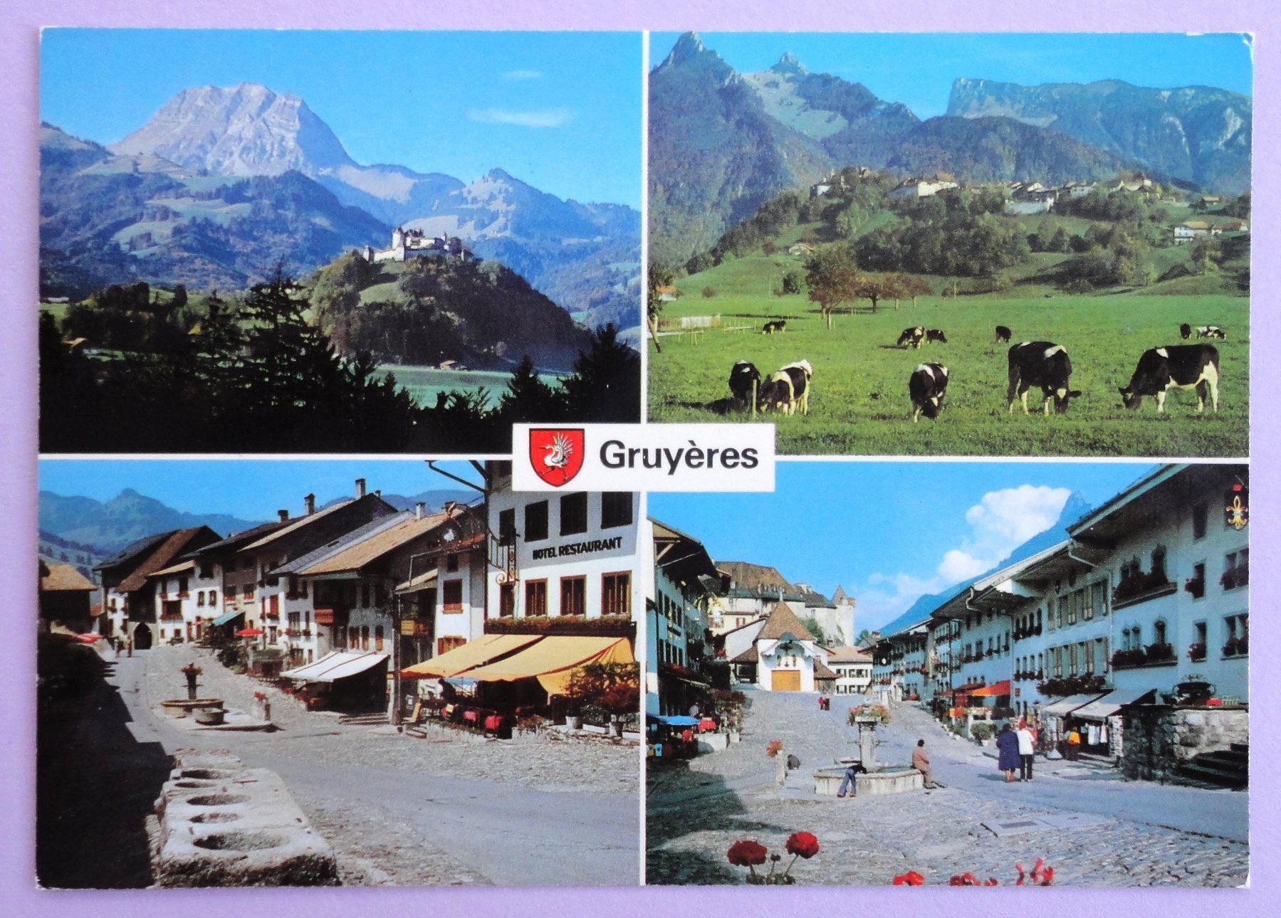 Cartoline postali: Gruyères – Usato da Fétigny venduto da Billy2miny