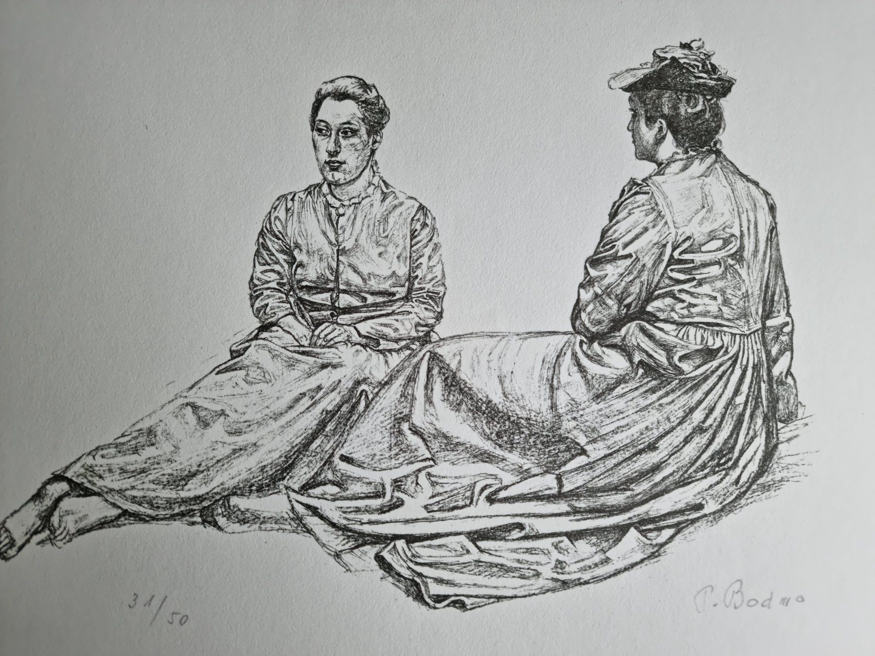 Grafica & Litografie: BODMER PAUL LITHOGRAPHIE SIGNIERT NUMMERIERT – Usato da Gersau venduto da kunst-online