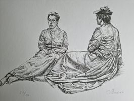 BODMER PAUL LITHOGRAPHIE SIGNIERT NUMMERIERT