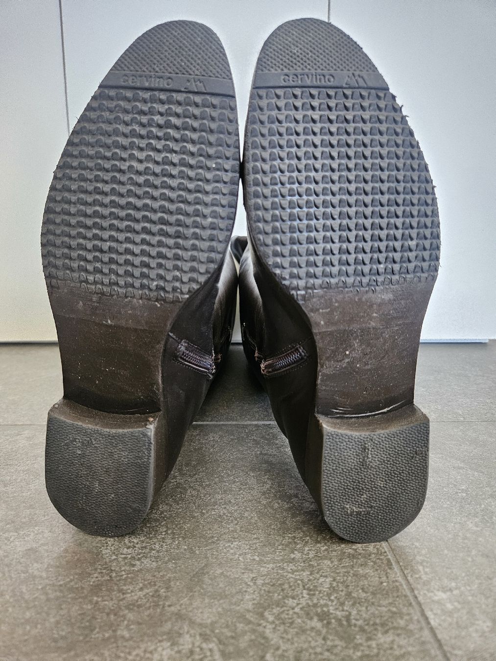 Scarpe da donna: Bottes en cuir marron foncé Viola Fonti – Usato da Bussigny venduto da niwa_mikan 2