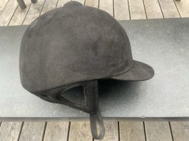 Schwarzer Reithelm Euro-Lite, Grösse 61