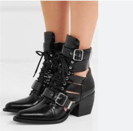 Chloé Scarpe da donna: Chloé Rylee Cut-Out Ankle Boots – Usato da Zürich venduto da SeldaY 2