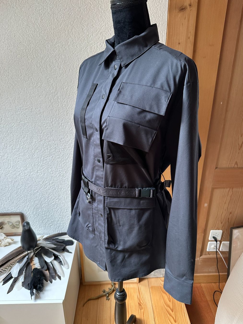 H&M Camicette: Bluse Hemdkleid mit Gürtel H&M S neu Move – Nuovo e nell'imballaggio originale da Gümmenen venduto da FelizitasHermann 2