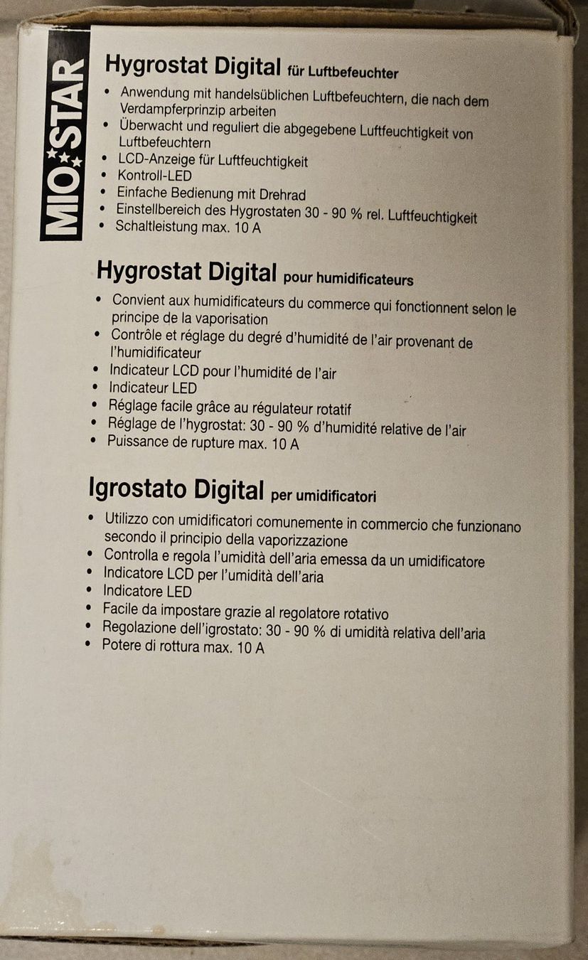 Misurare: Hygrostat Digital – Usato da Zunzgen venduto da mareha5 3