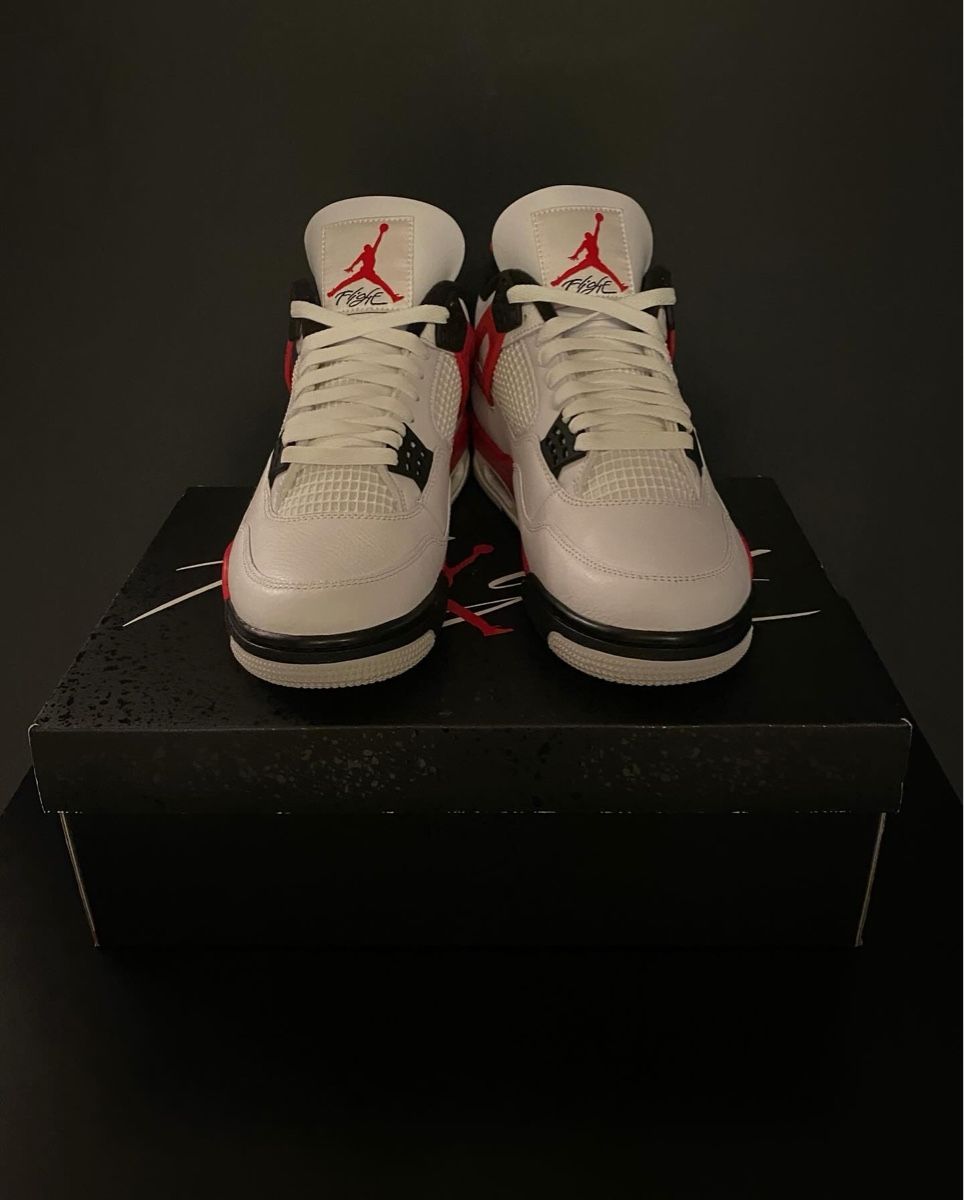 Jordan Scarpe da uomo: Jordan 4 Retro Red Cement – Nuovo e nell'imballaggio originale da Cademario venduto da Clemverkauft 3