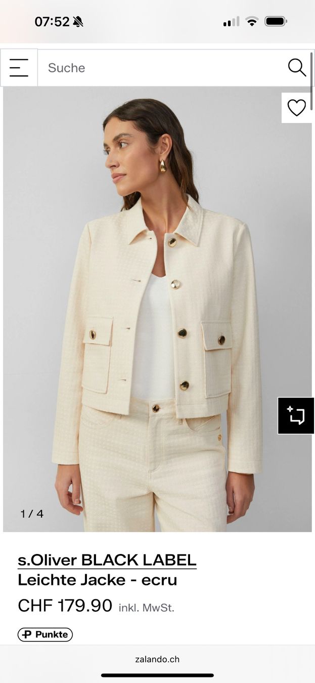 S.Oliver Giacche: S. Oliver Jacket Beige New with tags Size 40 – Nuovo (secondo la descrizione) da Beringen venduto da Edu-Nati 1