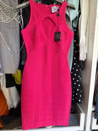 Herve Leger Kleid pink Grösse S neu mit Etikett
