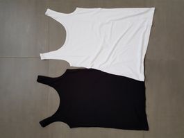 2 Intimissimi Tops schwarz und weiss Gr. M