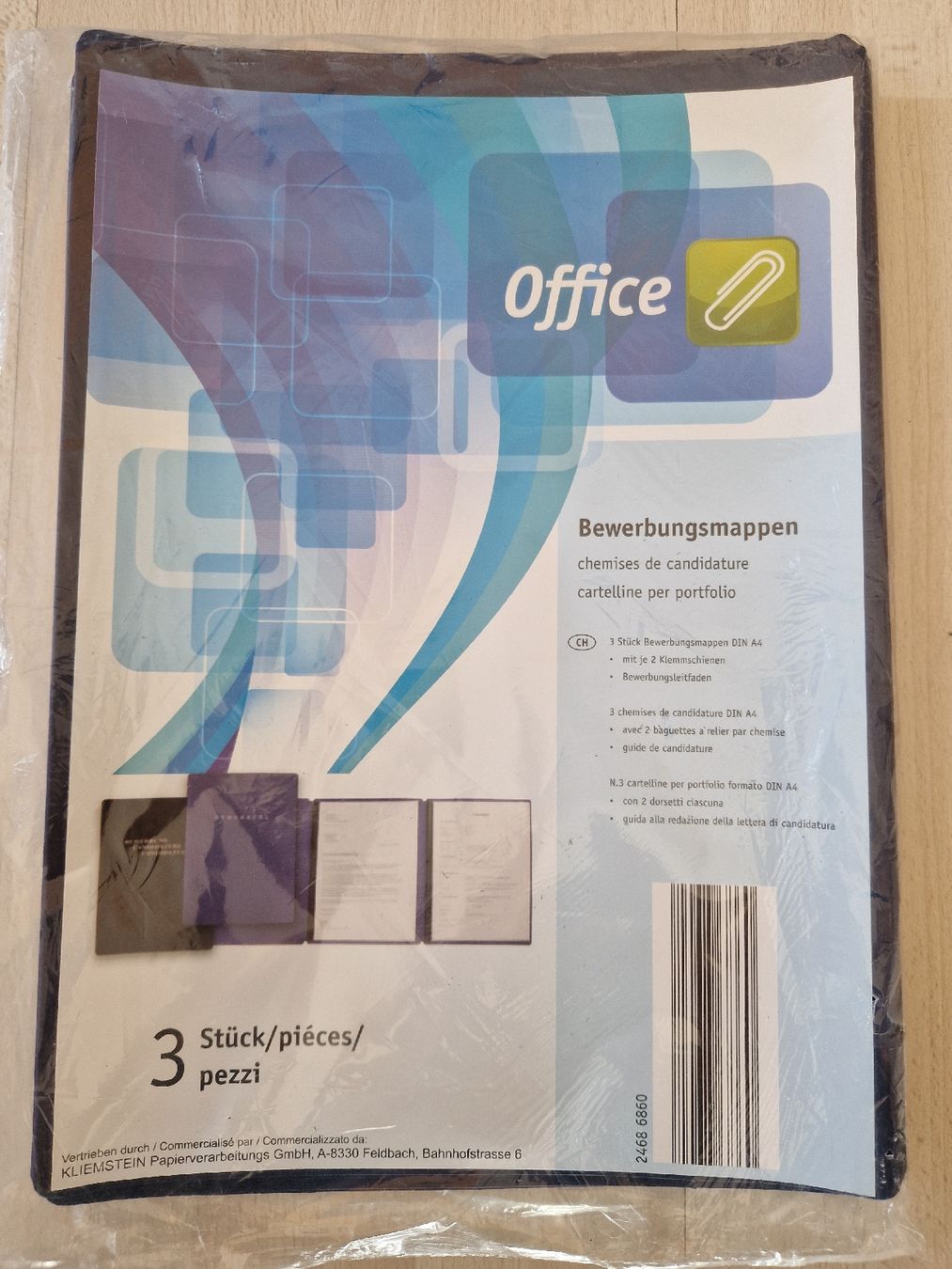 Raccoglitori: 3 Bewerbungsmappen DIN A4 noch originalverpackt – Nuovo e nell'imballaggio originale da Lyss venduto da pksuny