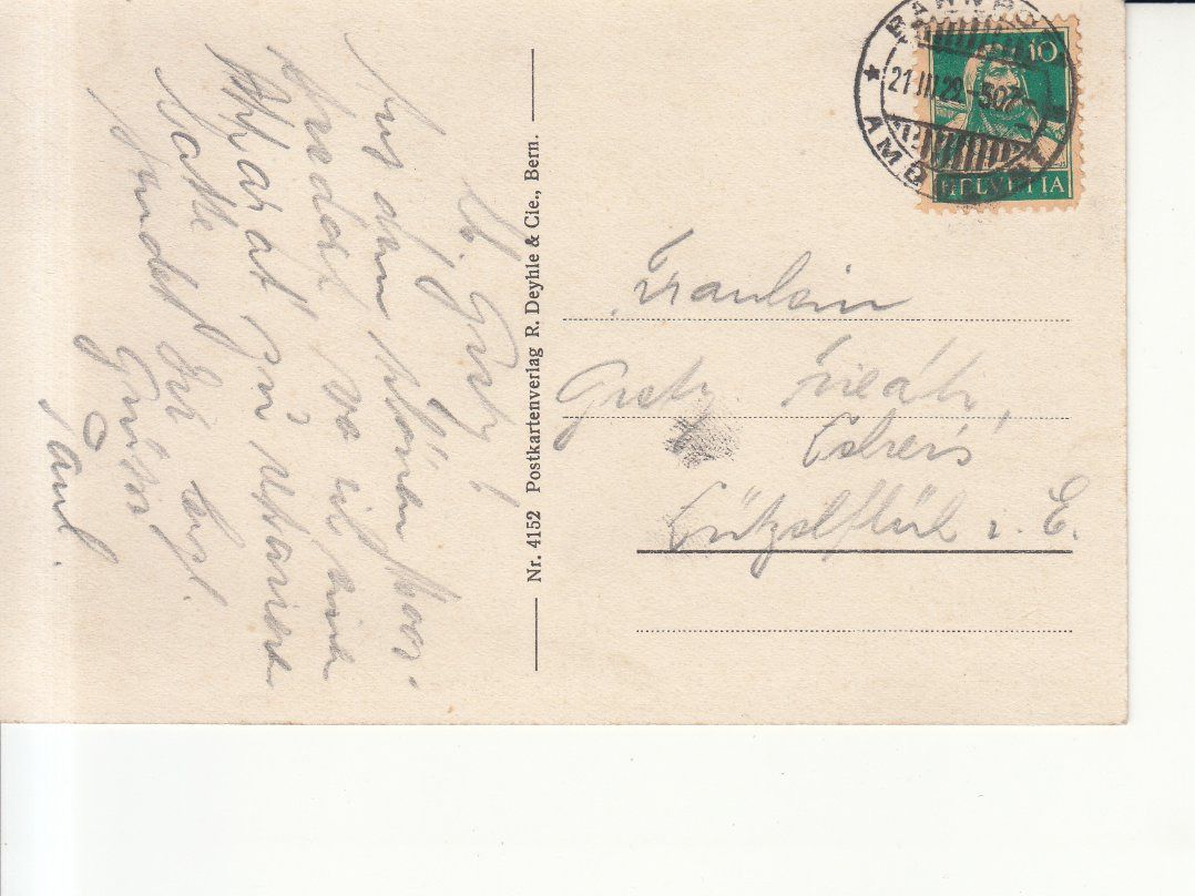 Cartoline postali: Grauholz Denkmal 1929 – Usato da Bürglen TG venduto da StampGraf 1