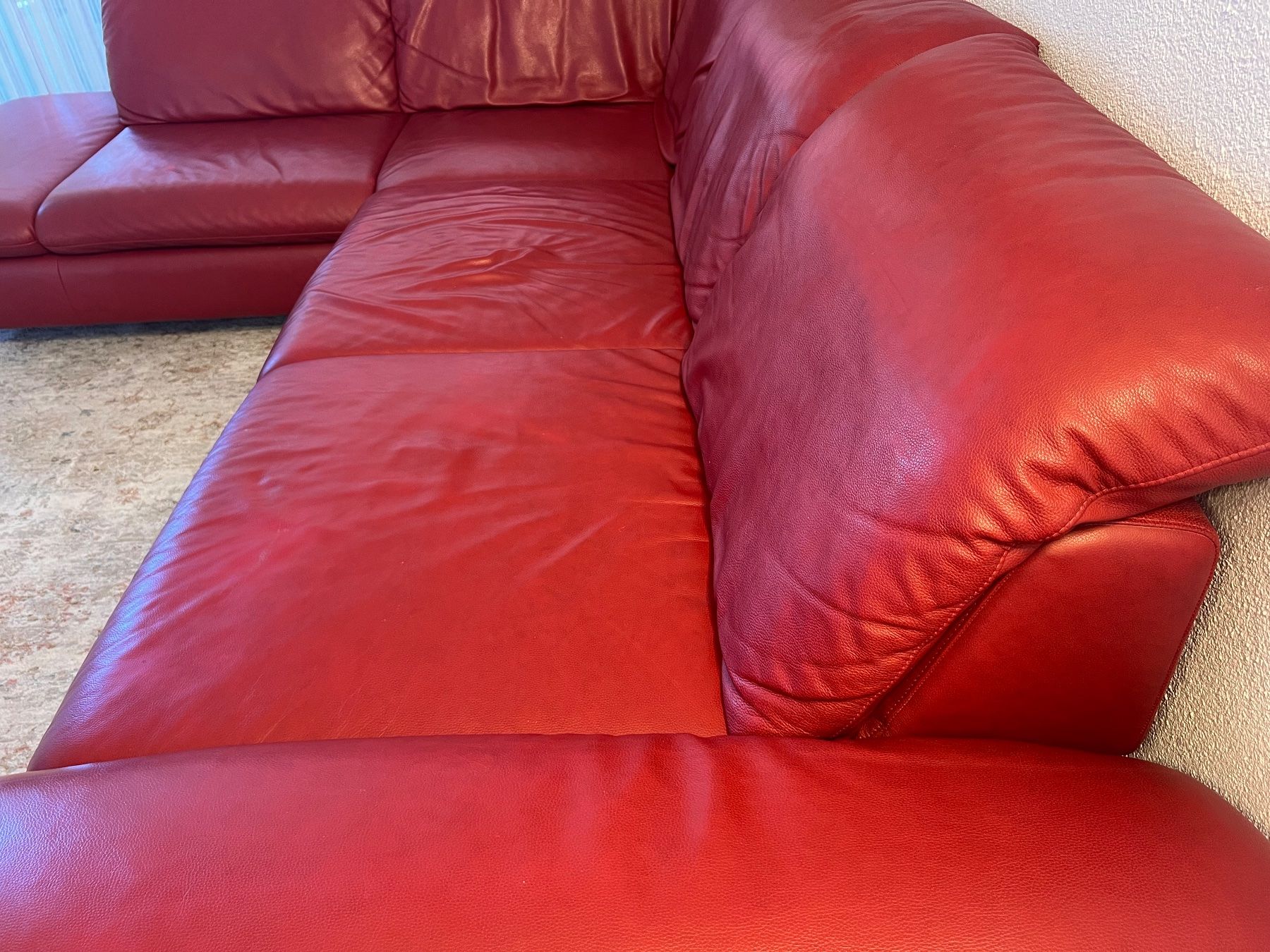 Sofas: W.SCHILLIG Select Sun Plus Echtleder + Hocker – Gebraucht aus Baar von karakan14 2
