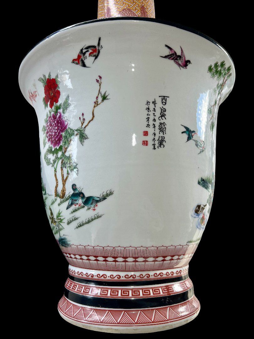 Vasi & Recipienti: Vase décoratif chinois grand format, 65 cm – Usato da Sion venduto da numision 3