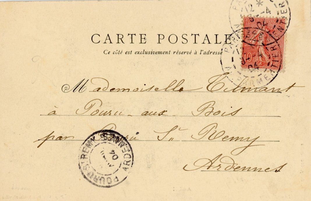 Cartoline postali: Alle   JU         en 1904 – Usato da Brig venduto da Valcards54 1