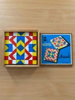 Würfelmosaik 64 Teilig Vero mit Vorlage in Holzbox