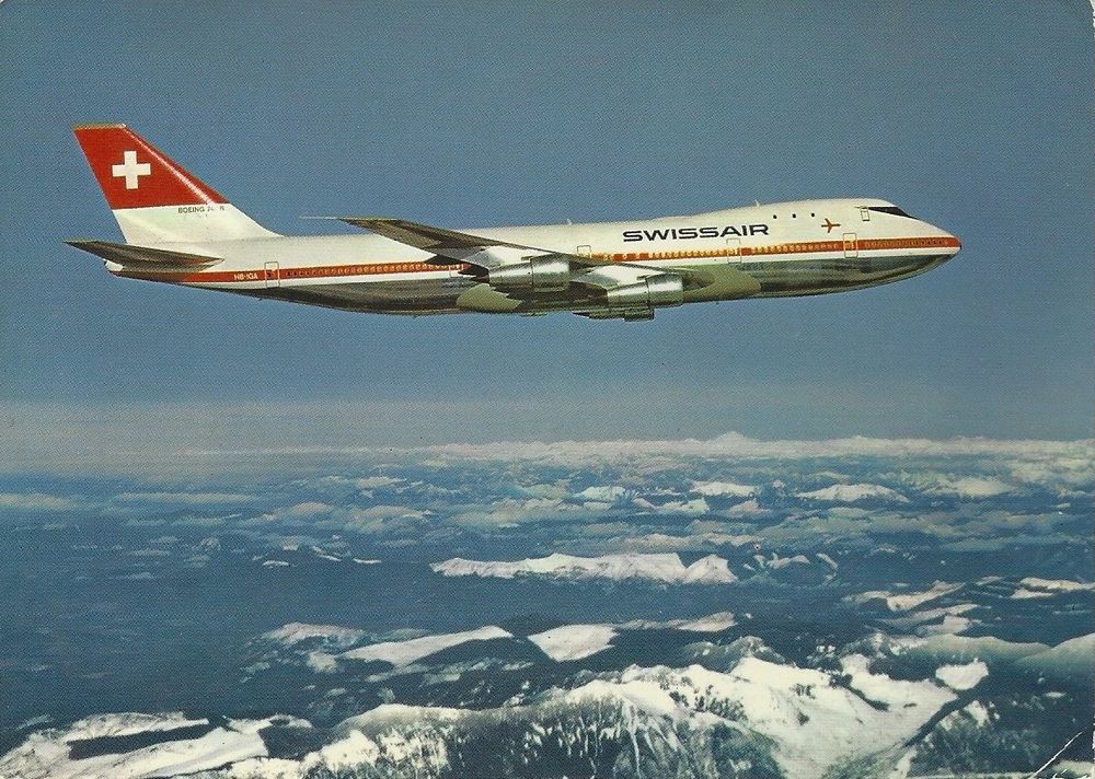 Swissair Jumbo-Jet Boing 747-B | Kaufen Auf Ricardo