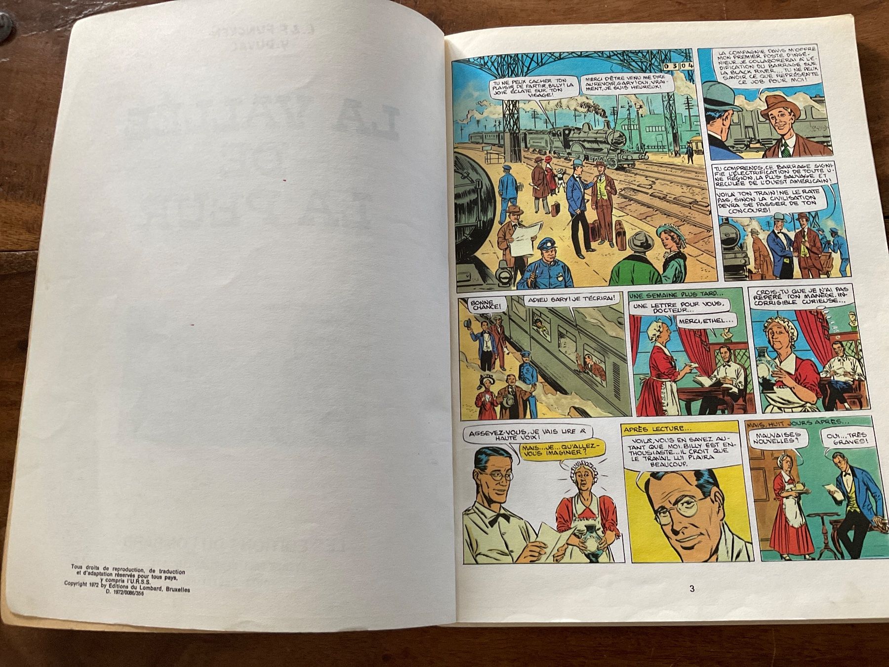 Fumetti: Doc Silver - La Vallée de la Peur - BD Collection 1972 – Usato da Avenches venduto da Lactobacille 1