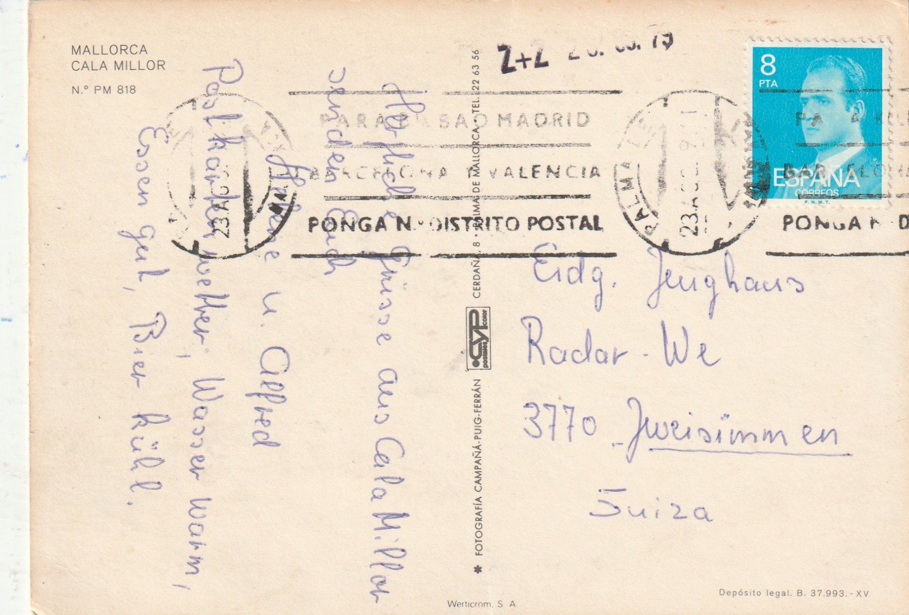 Cartoline postali: Meeres-Strandbad – Usato da Lumbrein venduto da made02 1