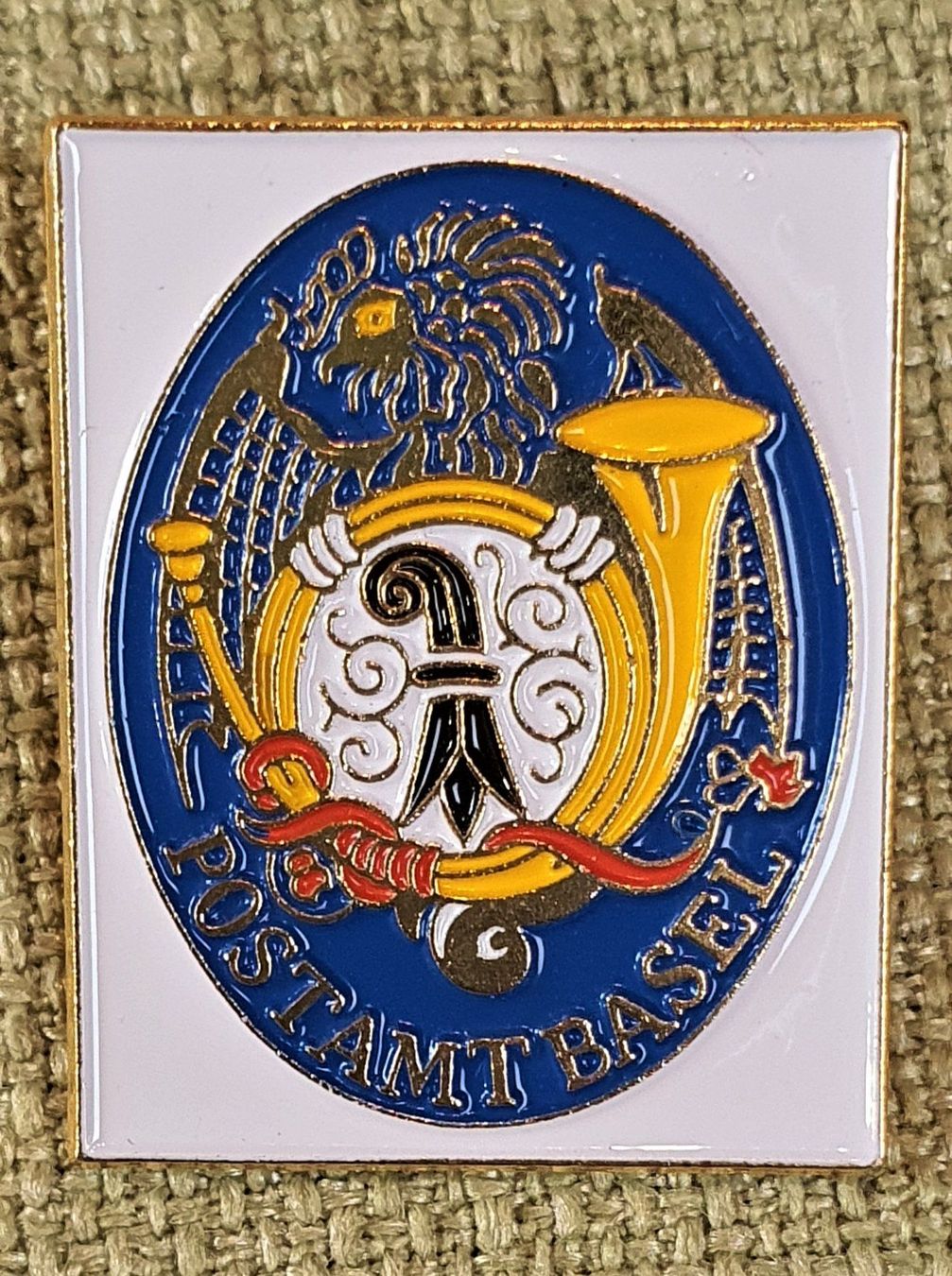 Placchette & Badge: H927 - Pin Postamt Basel Basilisk – Usato da Reinach BL venduto da Boston-Verkauf