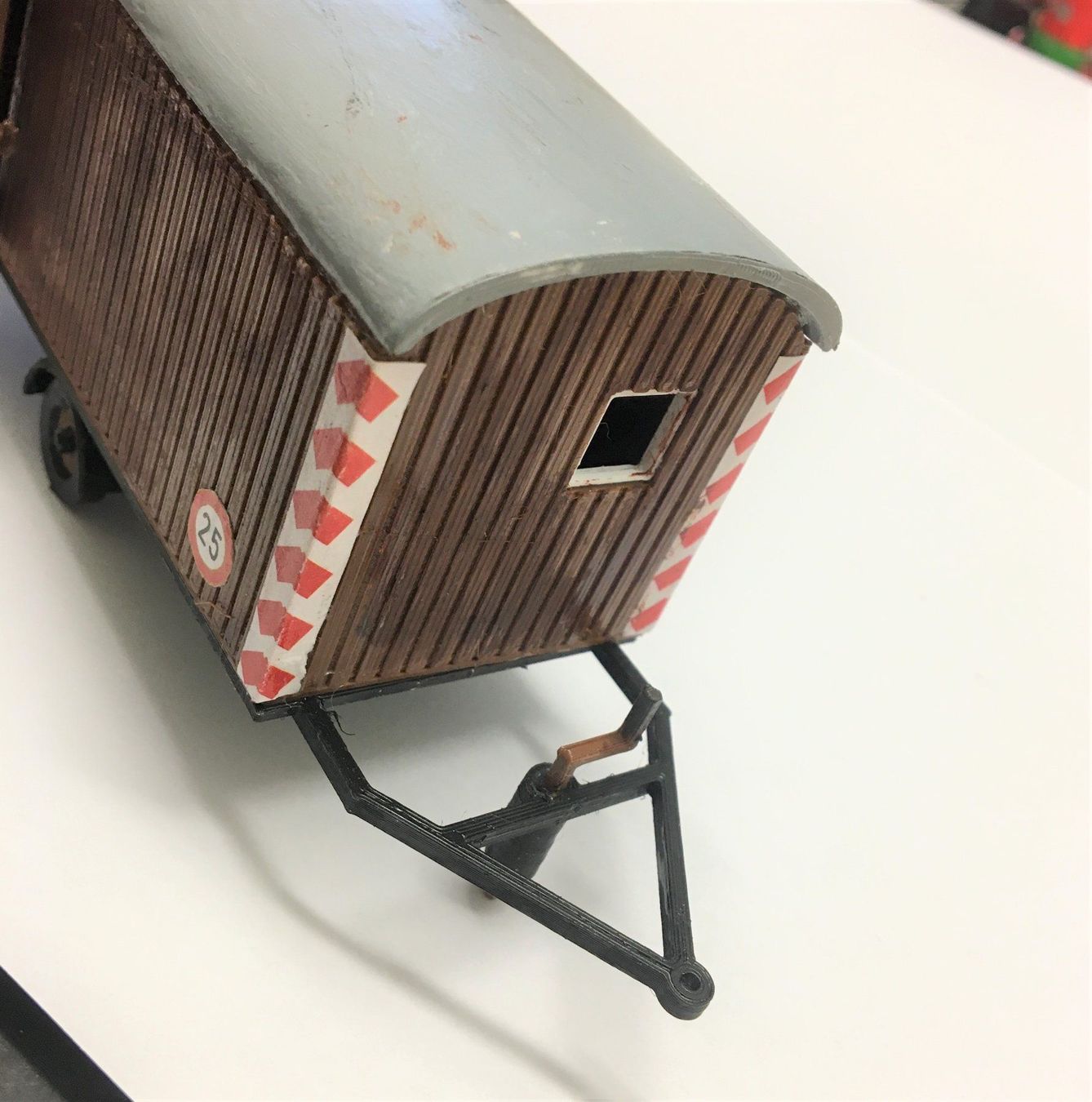 Modellini di ferrovie: Spur 0 (1:45) Baustellenwagen – Usato da Gaechlingen venduto da Robinson1 4